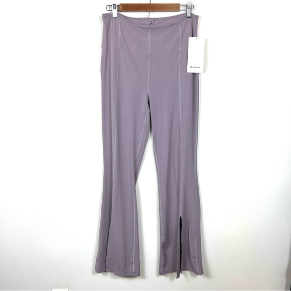 NWT Lululemon In the Groove Flare Pant 12 Violet Verbena Super High Rise Nulu